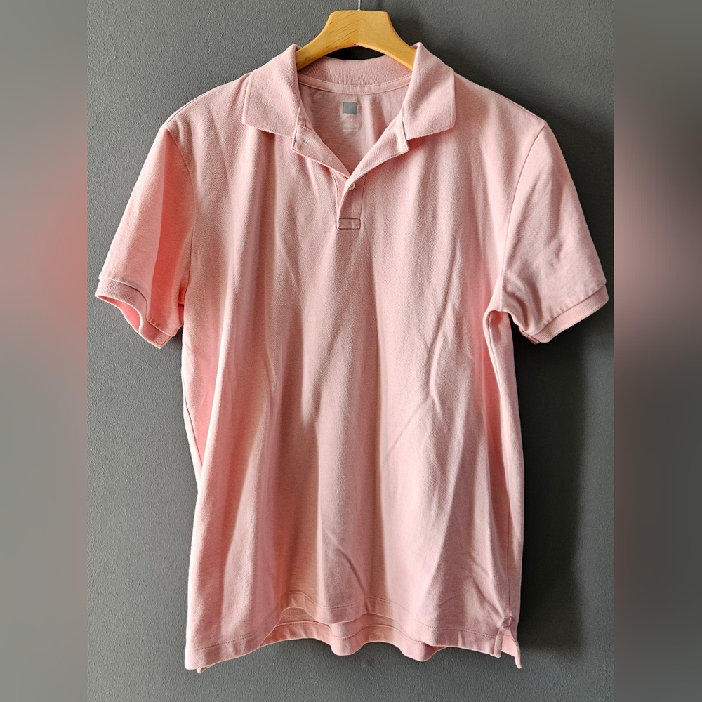 Mens pink Gap polo shirt size Medium‎